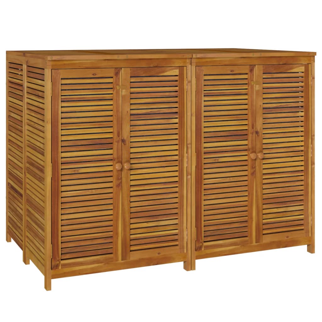 vidaXL Garden Storage Box 140x87x104 cm Solid Wood Acacia - Brown