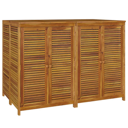 vidaXL Garden Storage Box 140x87x104 cm Solid Wood Acacia - Brown
