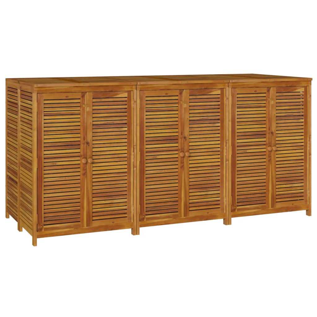 vidaXL Garden Storage Box 210x87x104 cm Solid Wood Acacia - Brown
