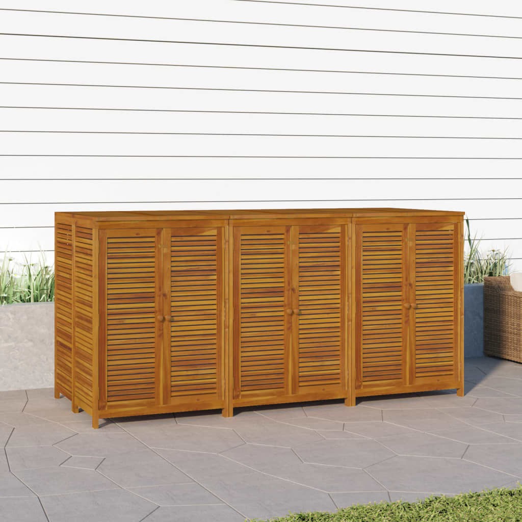 vidaXL Garden Storage Box 210x87x104 cm Solid Wood Acacia - Brown