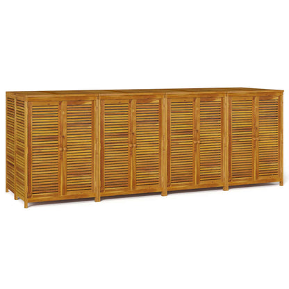 vidaXL Garden Storage Box 280x87x104 cm Solid Wood Acacia - Brown