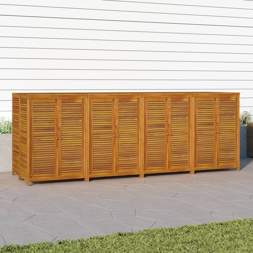 vidaXL Garden Storage Box 280x87x104 cm Solid Wood Acacia - Brown