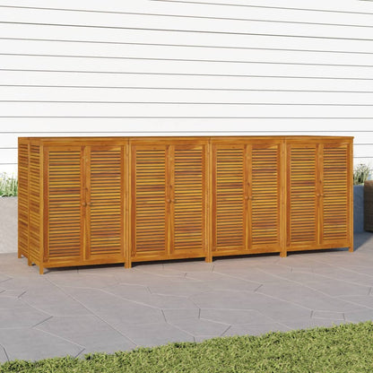 vidaXL Garden Storage Box 280x87x104 cm Solid Wood Acacia - Brown