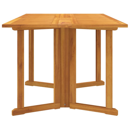 vidaXL Folding Butterfly Garden Table 150x90x75 cm Solid Wood Teak - Brown