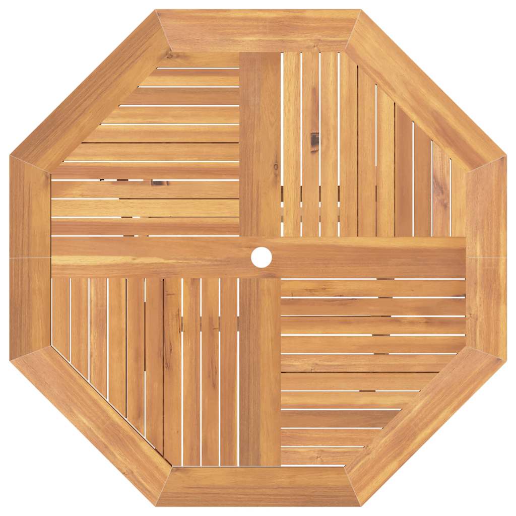 vidaXL Folding Garden Table 110x110x75 cm Solid Wood Teak - Brown - 25140