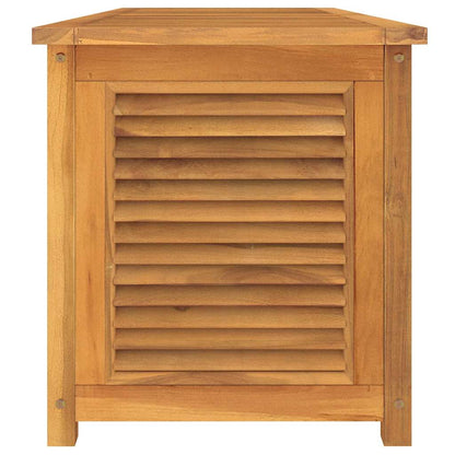 vidaXL Garden Storage Box with Bag 150x50x55 cm Solid Wood Teak - Brown