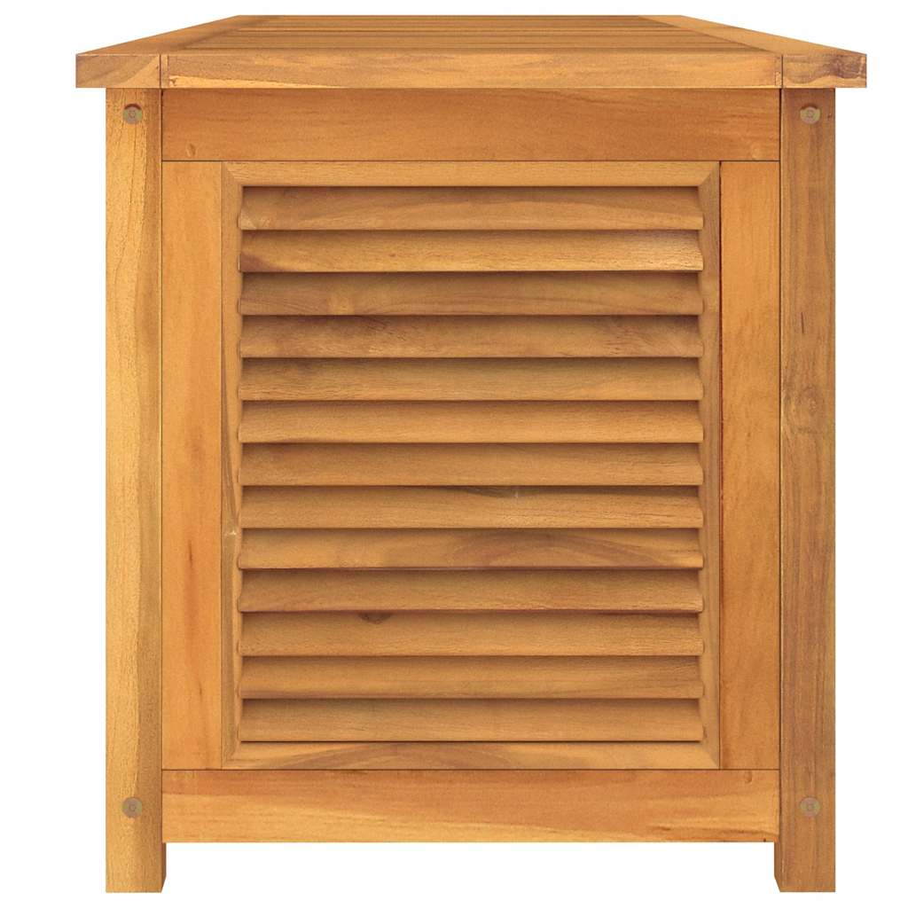 vidaXL Garden Storage Box with Bag 175x50x55 cm Solid Wood Teak - Brown