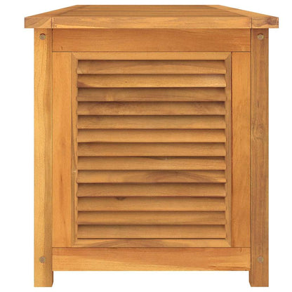 vidaXL Garden Storage Box with Bag 175x50x55 cm Solid Wood Teak - Brown