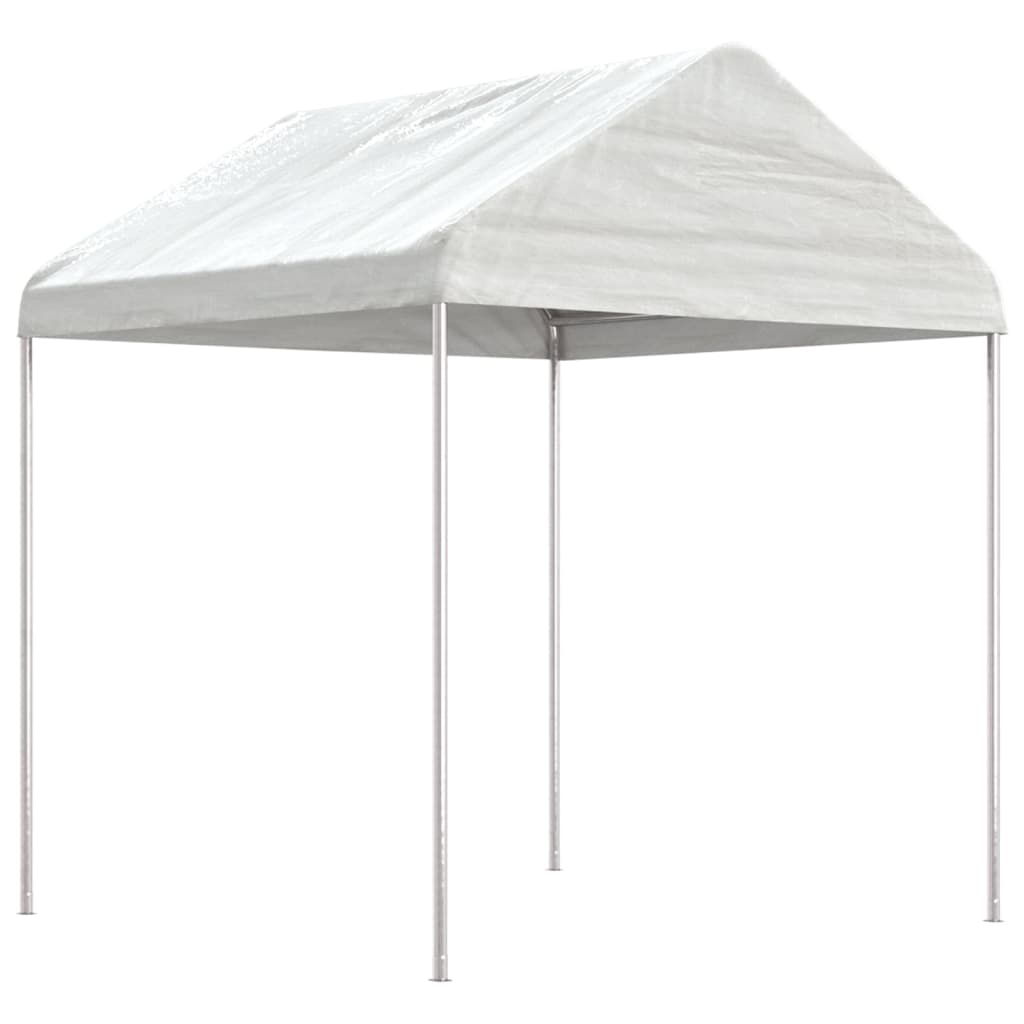 vidaXL Gazebo with Roof White 15.61x2.28x2.69 m Polyethylene