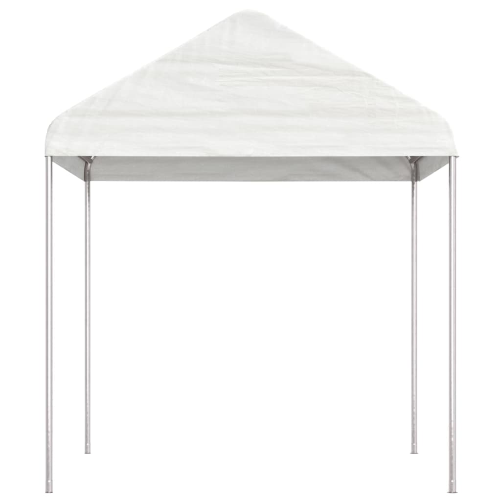 vidaXL Gazebo with Roof White 15.61x2.28x2.69 m Polyethylene