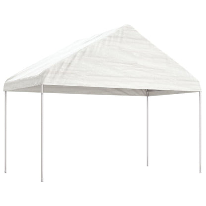 vidaXL Gazebo with Roof White 8.92x4.08x3.22 m Polyethylene