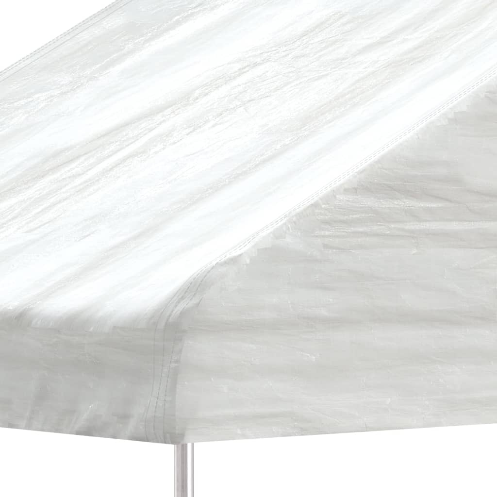 vidaXL Gazebo with Roof White 8.92x4.08x3.22 m Polyethylene