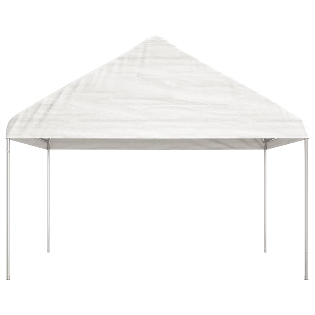vidaXL Gazebo with Roof White 20.07x4.08x3.22 m Polyethylene