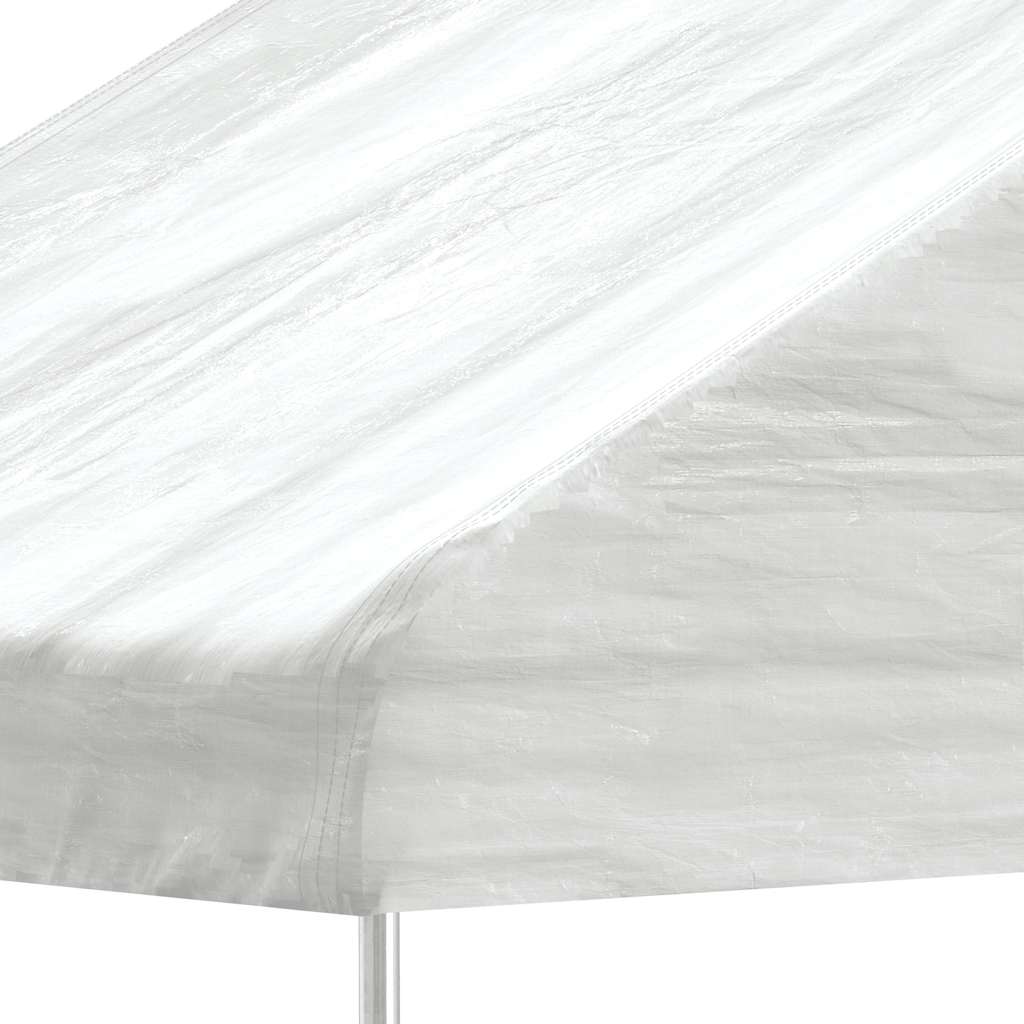 vidaXL Gazebo with Roof White 4.46x5.88x3.75 m Polyethylene