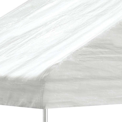 vidaXL Gazebo with Roof White 4.46x5.88x3.75 m Polyethylene