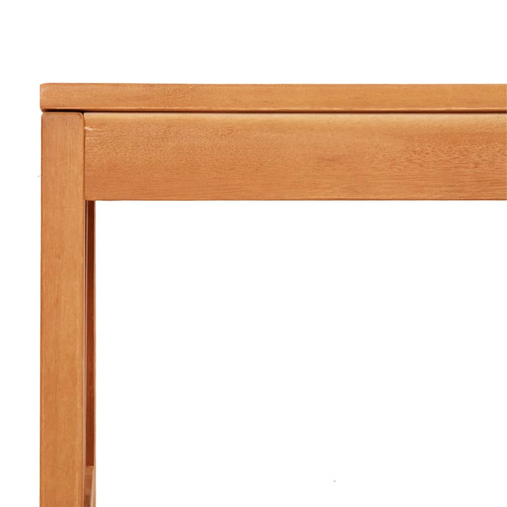 vidaXL Garden Bench 80 cm Solid Wood Eucalyptus - Brown - 80 x 35 x 45 cm