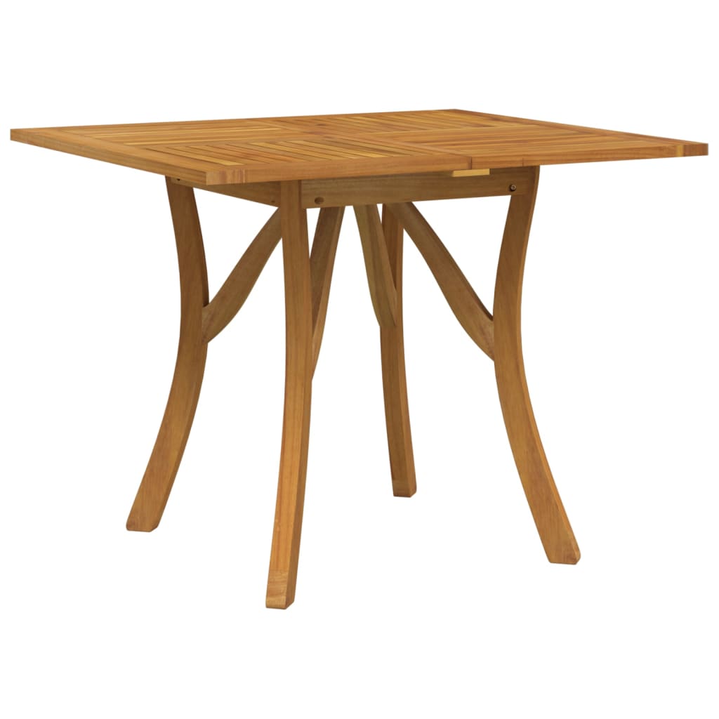 vidaXL Garden Table 85x85x75 cm Solid Wood Acacia - Brown - 25245