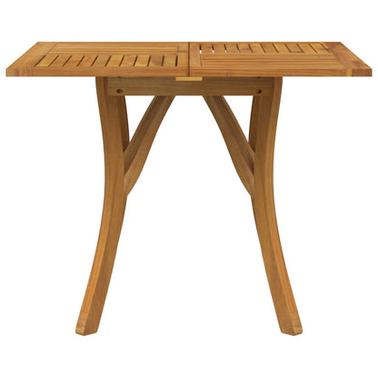 vidaXL Garden Table 85x85x75 cm Solid Wood Acacia - Brown - 25245