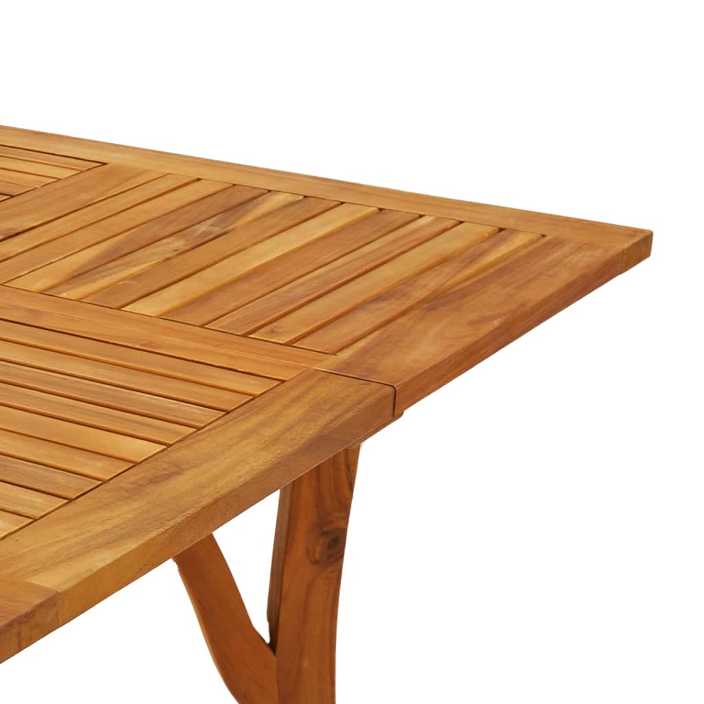 vidaXL Garden Table 85x85x75 cm Solid Wood Acacia - Brown - 25245