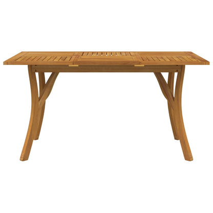 vidaXL Garden Table 150x90x75 cm Solid Wood Acacia - Brown