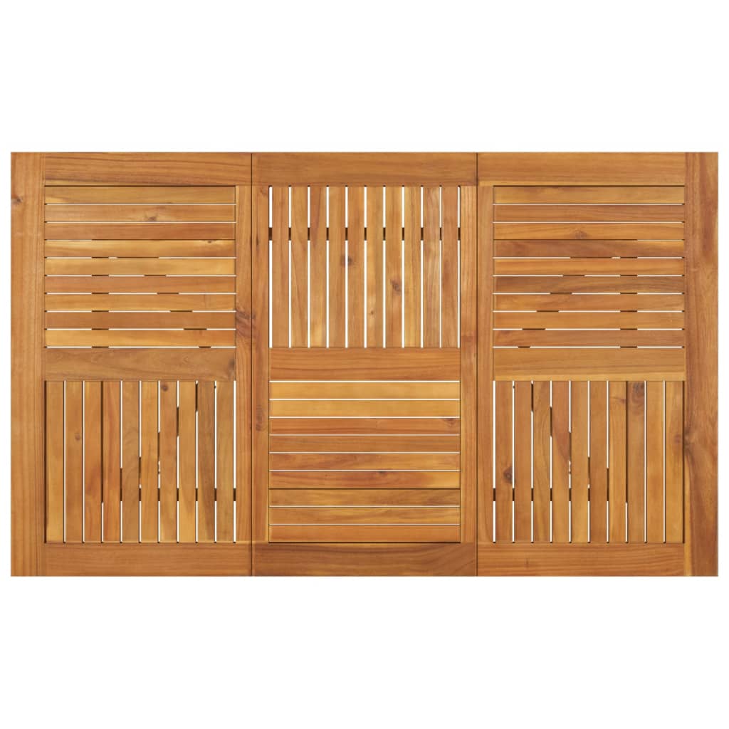 vidaXL Garden Table 150x90x75 cm Solid Wood Acacia - Brown
