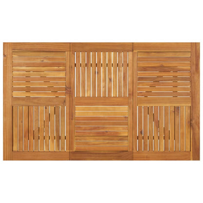 vidaXL Garden Table 150x90x75 cm Solid Wood Acacia - Brown