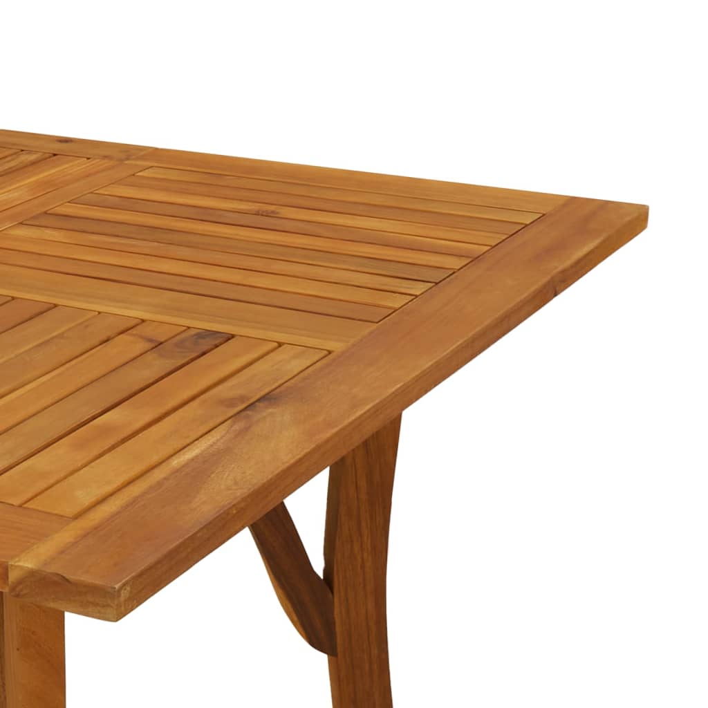 vidaXL Garden Table 150x90x75 cm Solid Wood Acacia - Brown