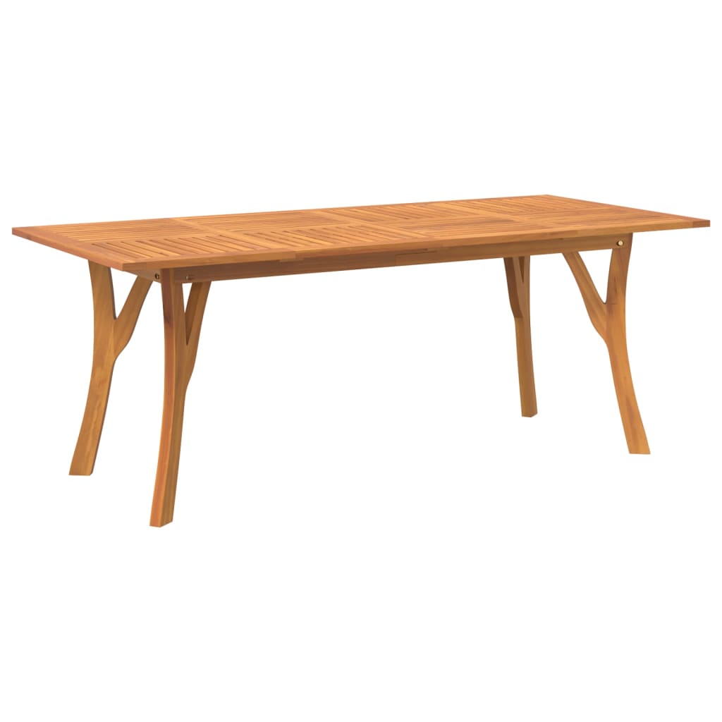 vidaXL Garden Table 200x90x75 cm Solid Wood Acacia - Brown