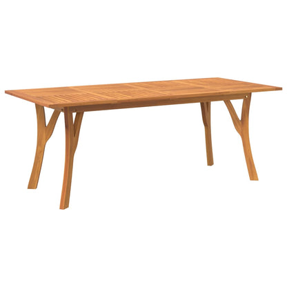vidaXL Garden Table 200x90x75 cm Solid Wood Acacia - Brown