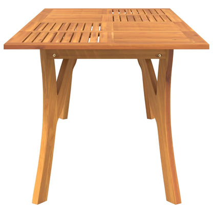 vidaXL Garden Table 200x90x75 cm Solid Wood Acacia - Brown