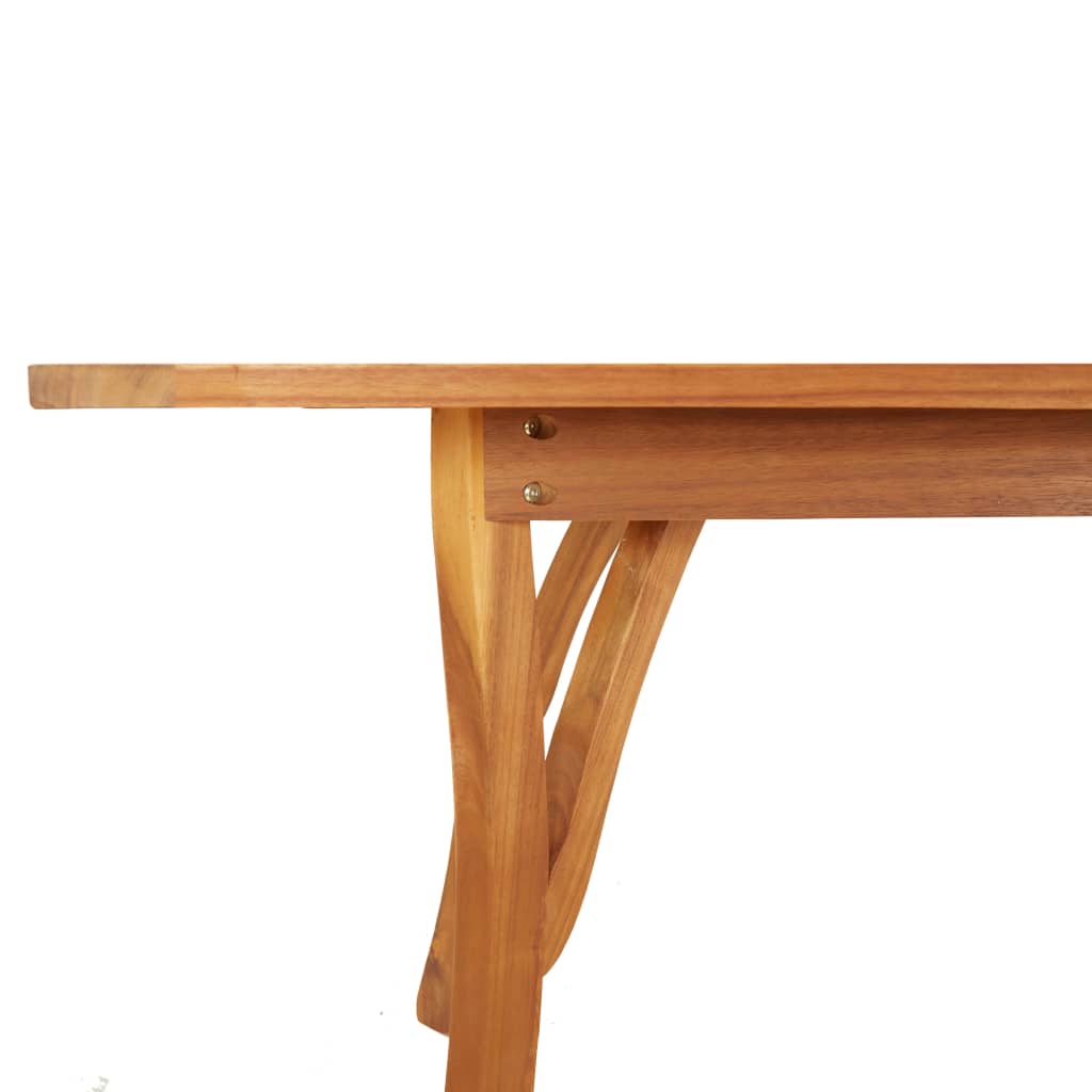 vidaXL Garden Table 200x90x75 cm Solid Wood Acacia - Brown
