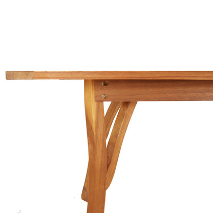 vidaXL Garden Table 200x90x75 cm Solid Wood Acacia - Brown