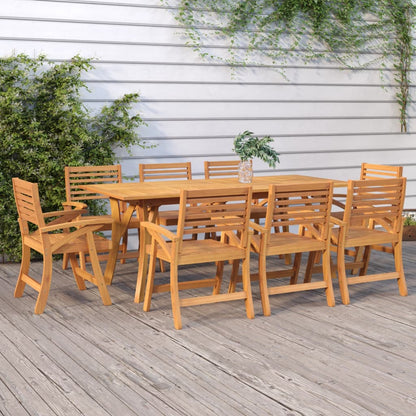 vidaXL Garden Table 200x90x75 cm Solid Wood Acacia - Brown