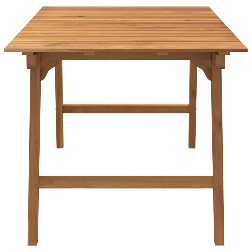vidaXL Garden Table 150x90x75 cm Solid Wood Acacia - Brown - 25259