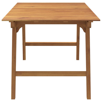 vidaXL Garden Table 150x90x75 cm Solid Wood Acacia - Brown - 25259