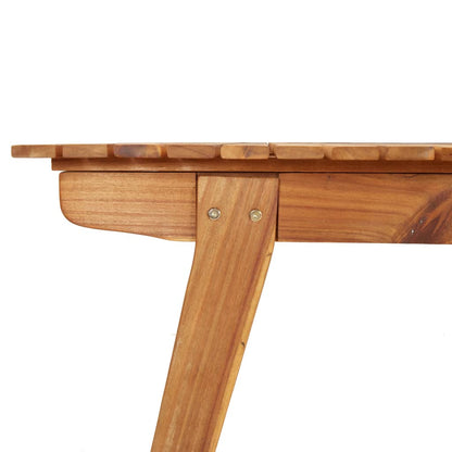 vidaXL Garden Table 150x90x75 cm Solid Wood Acacia - Brown - 25259