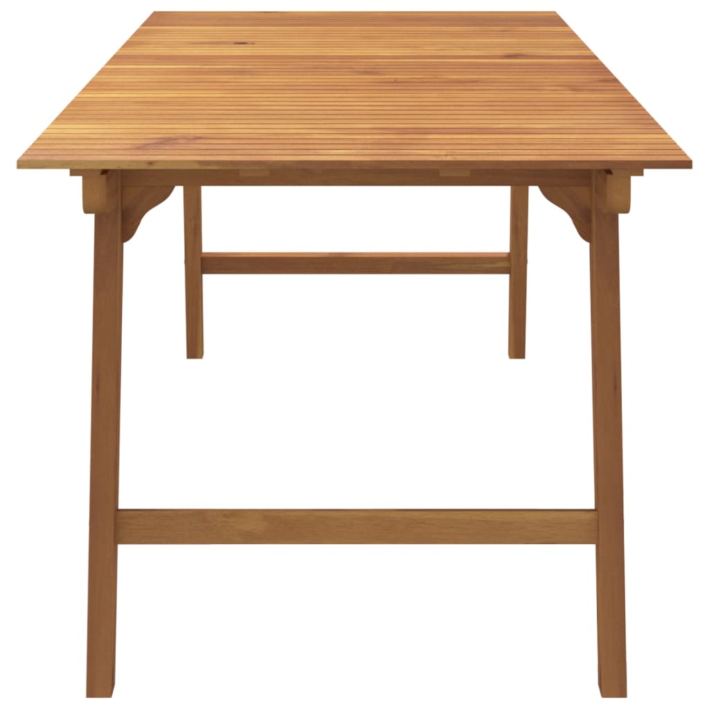 vidaXL Garden Table 200x90x75 cm Solid Wood Acacia - Brown - 25260