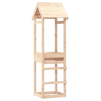 vidaXL Play Tower 53x46.5x194 cm Solid Wood Pine - Brown