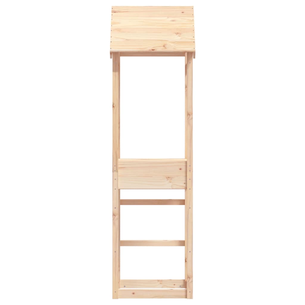 vidaXL Play Tower 53x46.5x194 cm Solid Wood Pine - Brown