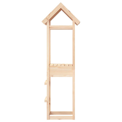 vidaXL Play Tower 53x46.5x194 cm Solid Wood Pine - Brown