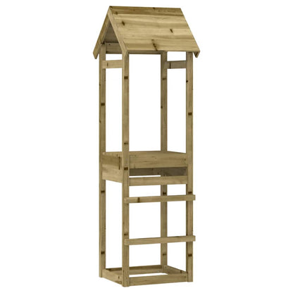 vidaXL Play Tower 53x46.5x194 cm Impregnated Wood Pine - Brown