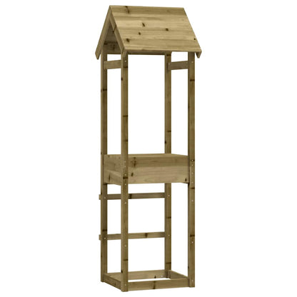 vidaXL Play Tower 53x46.5x194 cm Impregnated Wood Pine - Brown