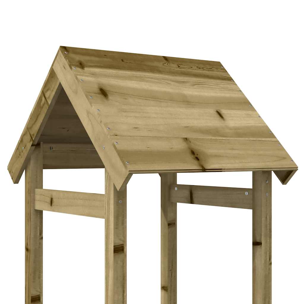 vidaXL Play Tower 53x46.5x194 cm Impregnated Wood Pine - Brown
