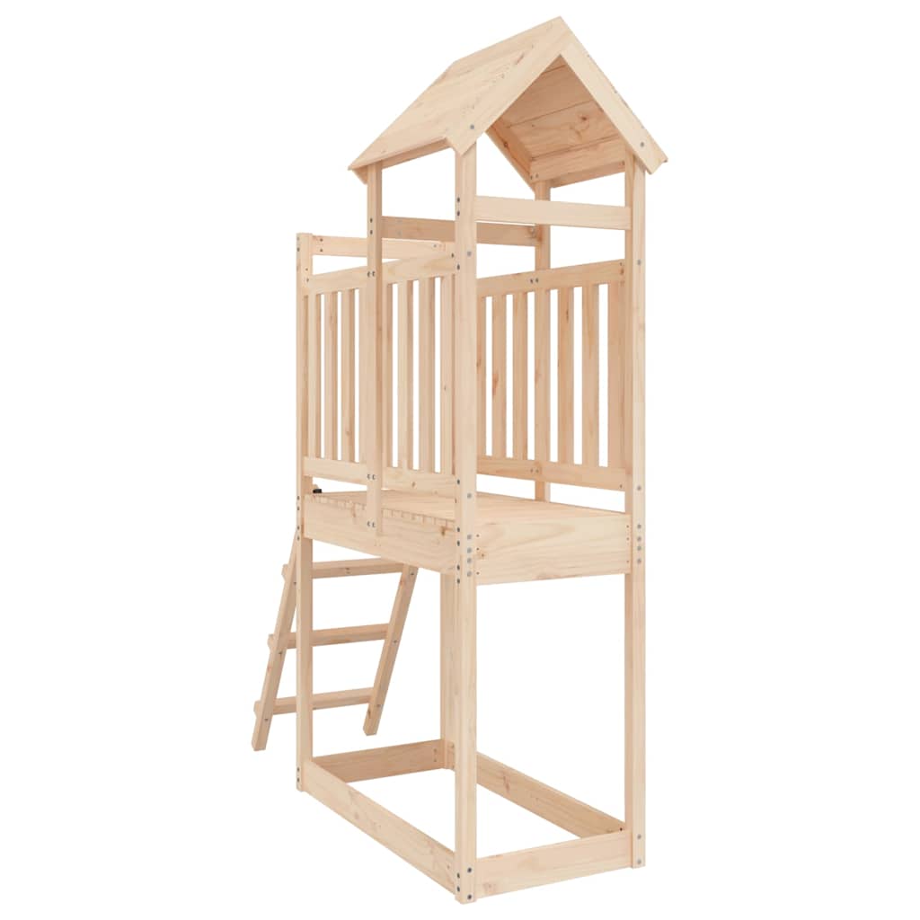 vidaXL Outdoor Playset 53x110x214 cm Solid Wood Pine - Brown