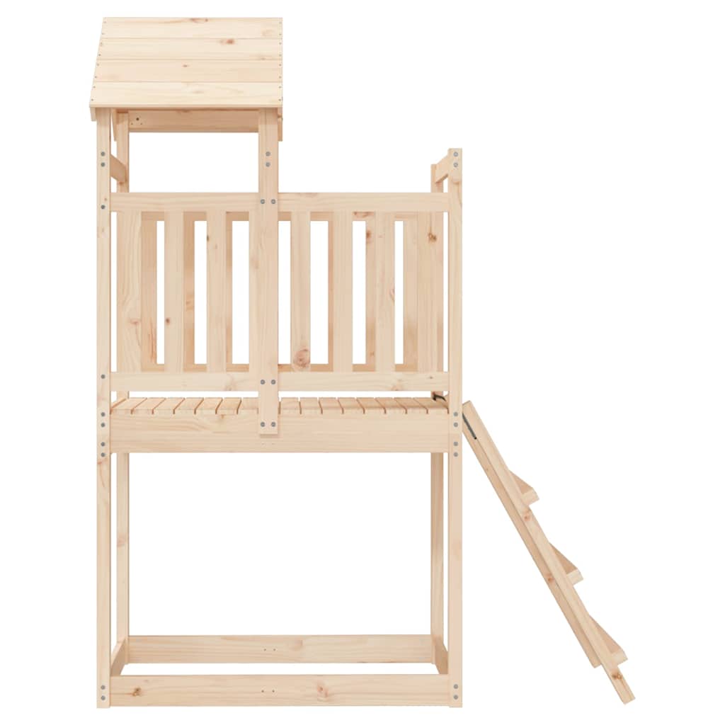 vidaXL Outdoor Playset 53x110x214 cm Solid Wood Pine - Brown