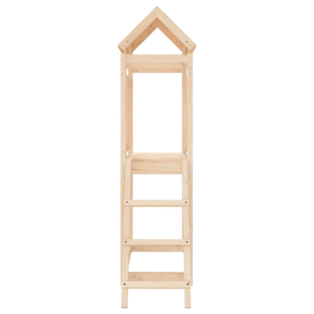 vidaXL Outdoor Playset 53x110x214 cm Solid Wood Pine - Brown
