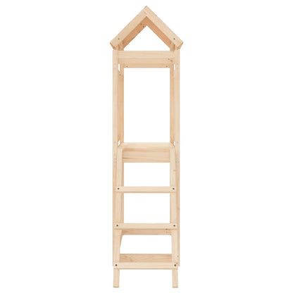 vidaXL Outdoor Playset 53x110x214 cm Solid Wood Pine - Brown