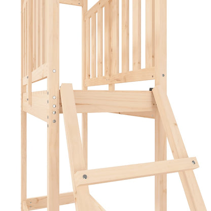 vidaXL Outdoor Playset 53x110x214 cm Solid Wood Pine - Brown