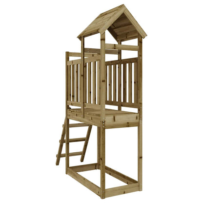 vidaXL Outdoor Playset 53x110x214 cm Impregnated Wood Pine - Brown