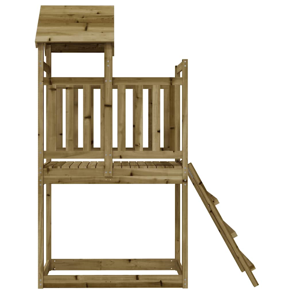 vidaXL Outdoor Playset 53x110x214 cm Impregnated Wood Pine - Brown